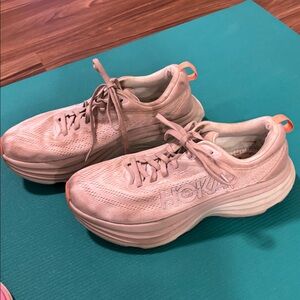 Hoka Light Pink Running Shoes